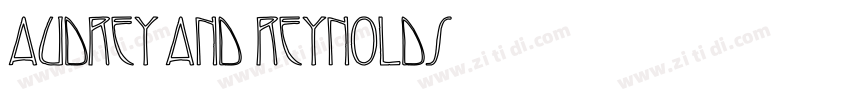 audrey and reynolds字体转换